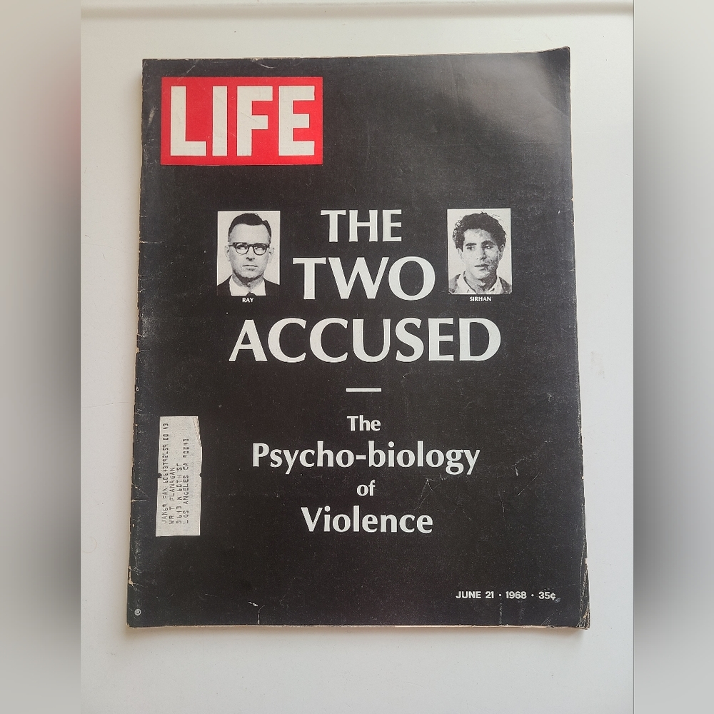 Life Magazine 1968 Jun 21 The Two Accused The Psycho-biology of Violence